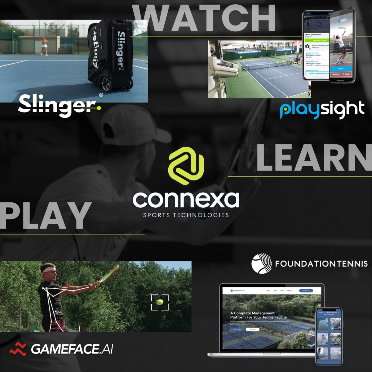 We are excited to announce the launch of Connexa Sports Technology, a connected sports company that brings together Slinger, PlaySight, GAMEFACE.AI and Foundation Sports. 

Press Release: connexasports.com/news/?qmodStor…