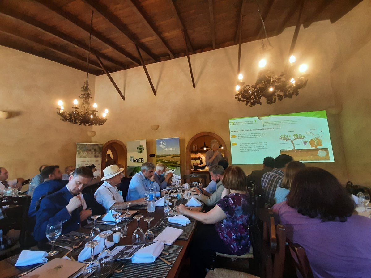 DesiraH2020's tweet photo. Our 🇬🇷Greek colleagues held their Use Case workshop last Friday

👥More than 40 participants gathered to discuss around the question: how can #digitaltools support the local wine production? https://t.co/0f5K7bgBDX