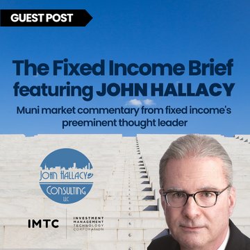 IMTC_Tech's tweet photo. Back at it again this week with our special edition series of The Fixed Income Brief featuring guest economic and muni market commentary from John Hallacy of John Hallacy Consulting LLC:
https://t.co/wZS3lo0oZu https://t.co/V5NBYI85iJ