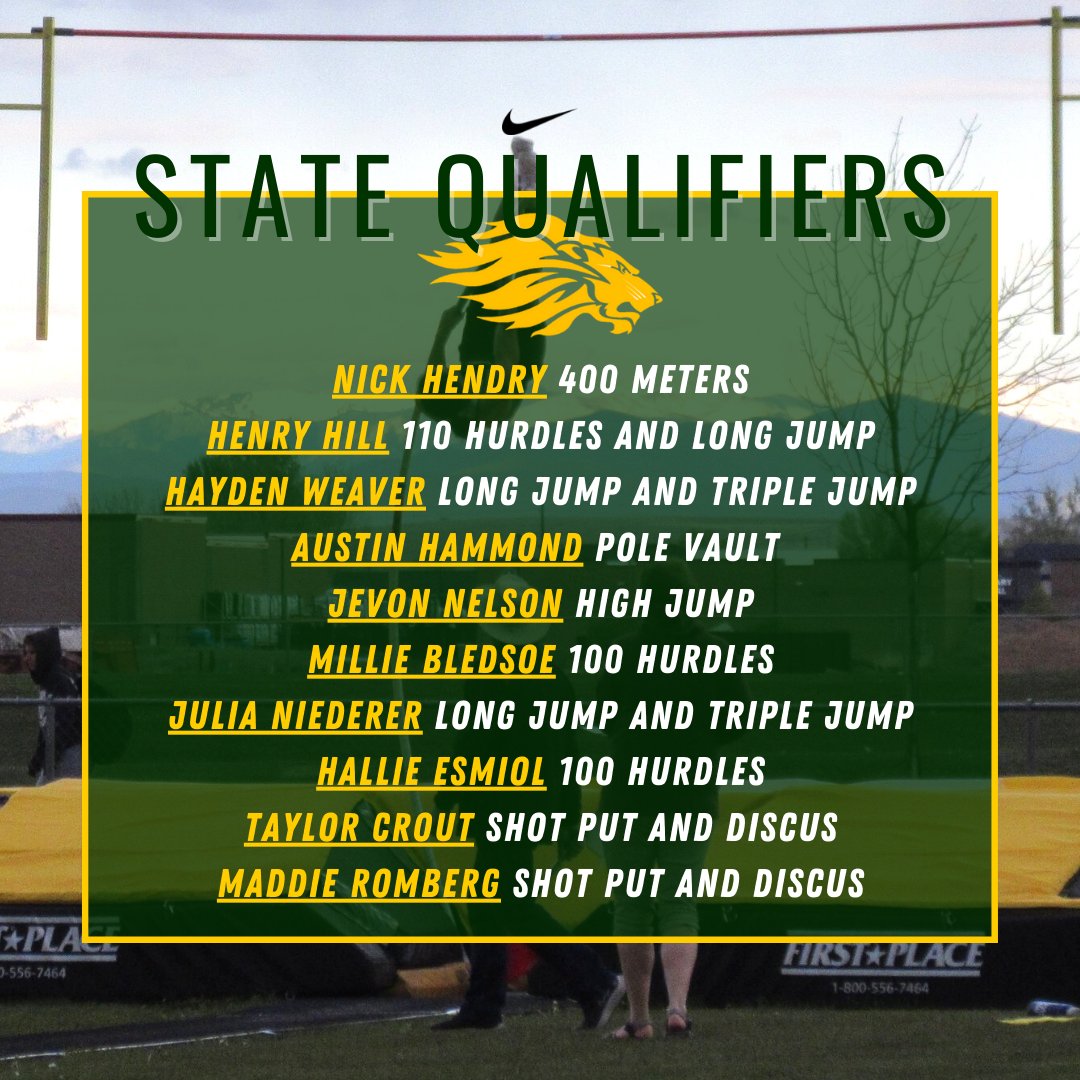 BorahAthletics's tweet photo. Congratulations to all the @BorahTrack STATE QUALIFIERS! https://t.co/ncFef7AExu