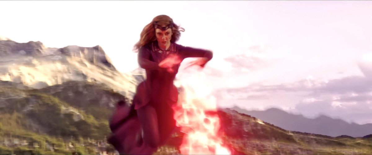 oocscarletwitch's tweet photo. Oh, she’s taking it. #ScarletWitch https://t.co/MK4absrVjW