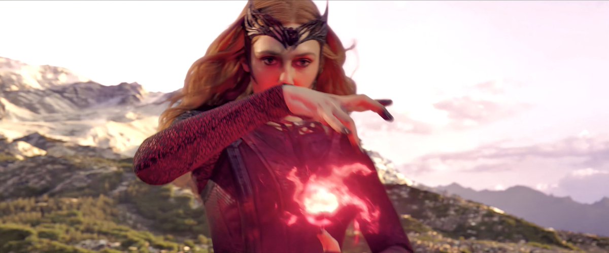 oocscarletwitch's tweet photo. Oh, she’s taking it. #ScarletWitch https://t.co/MK4absrVjW