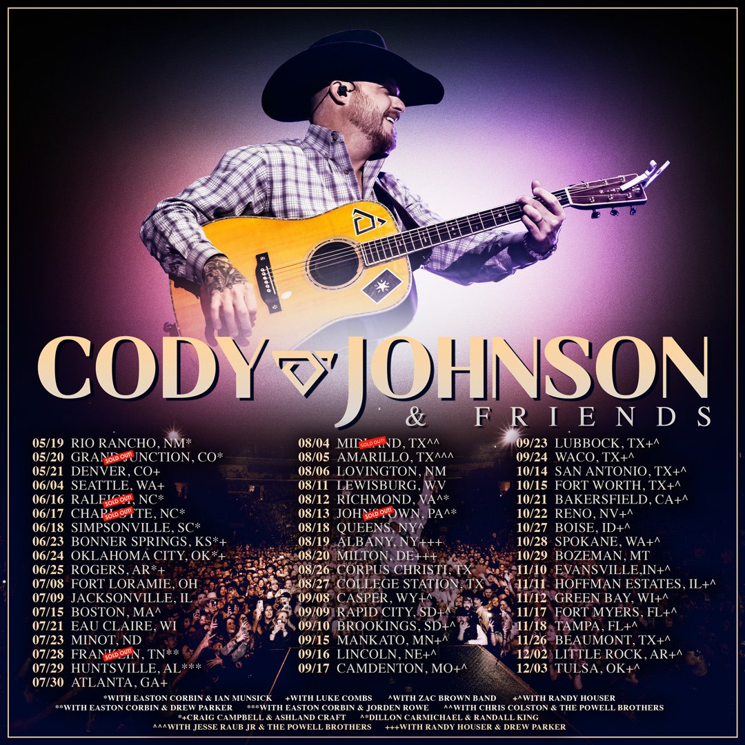 codyjohnson's tweet photo. #COJONation! Where will I see y’all this Fall?! 22 brand new dates just announced. Looking forward to hitting the road! Check out all dates &amp; on sale info at https://t.co/sGHRNfR3FR https://t.co/lZyQSzSIRj
