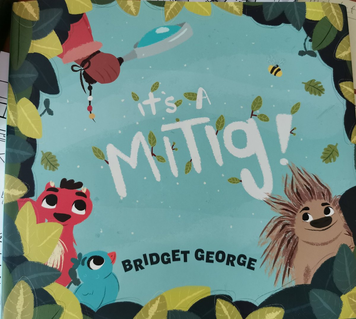 MaryHilpert's tweet photo. Thanks to @GSandsGamble for introducing this beautiful book  #itsamitig to us! Absolutely love the illustrations. The author Bridget George did a fantastic job, my class enjoyed your storybook and learning Ojibwe in the process❤️ https://t.co/HKx7sQraot