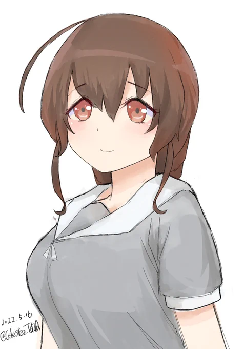 #艦これ版深夜の真剣お絵描き60分一本勝負
#艦これ版真剣お絵描き60分一本勝負_20220516
宗谷 