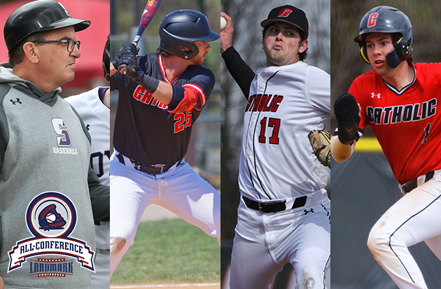 #LandmarkBASE | All-Conference &amp; Awards

⚾️ Player of the Year - Giombetti
⚾️ Pitcher of the Year - Alch
⚾️ Rookie of the Year - Pozzi
⚾️ Coaching Staff of the Year - Scranton (Bartoletti)

Read: bit.ly/3sDa46f
