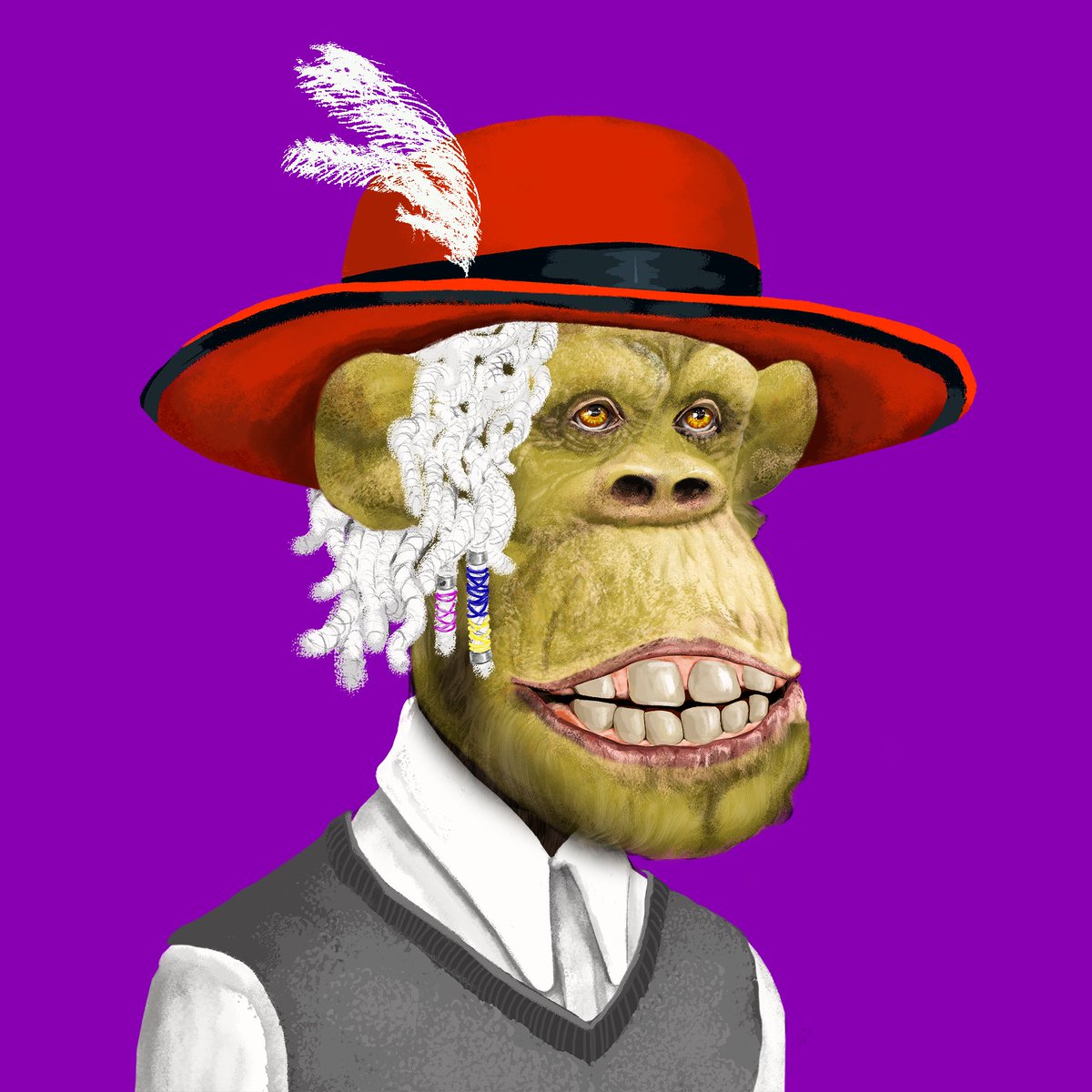 CyberpunkDz's tweet photo. New Drawings worked on for a long time, Monster Ape is an A.M StudiosNft creation https://t.co/AgdBTDHojY #NFTCommunity #ETH #Polygon #NFTartwork #NFTProjects https://t.co/zrjRW2V9Le