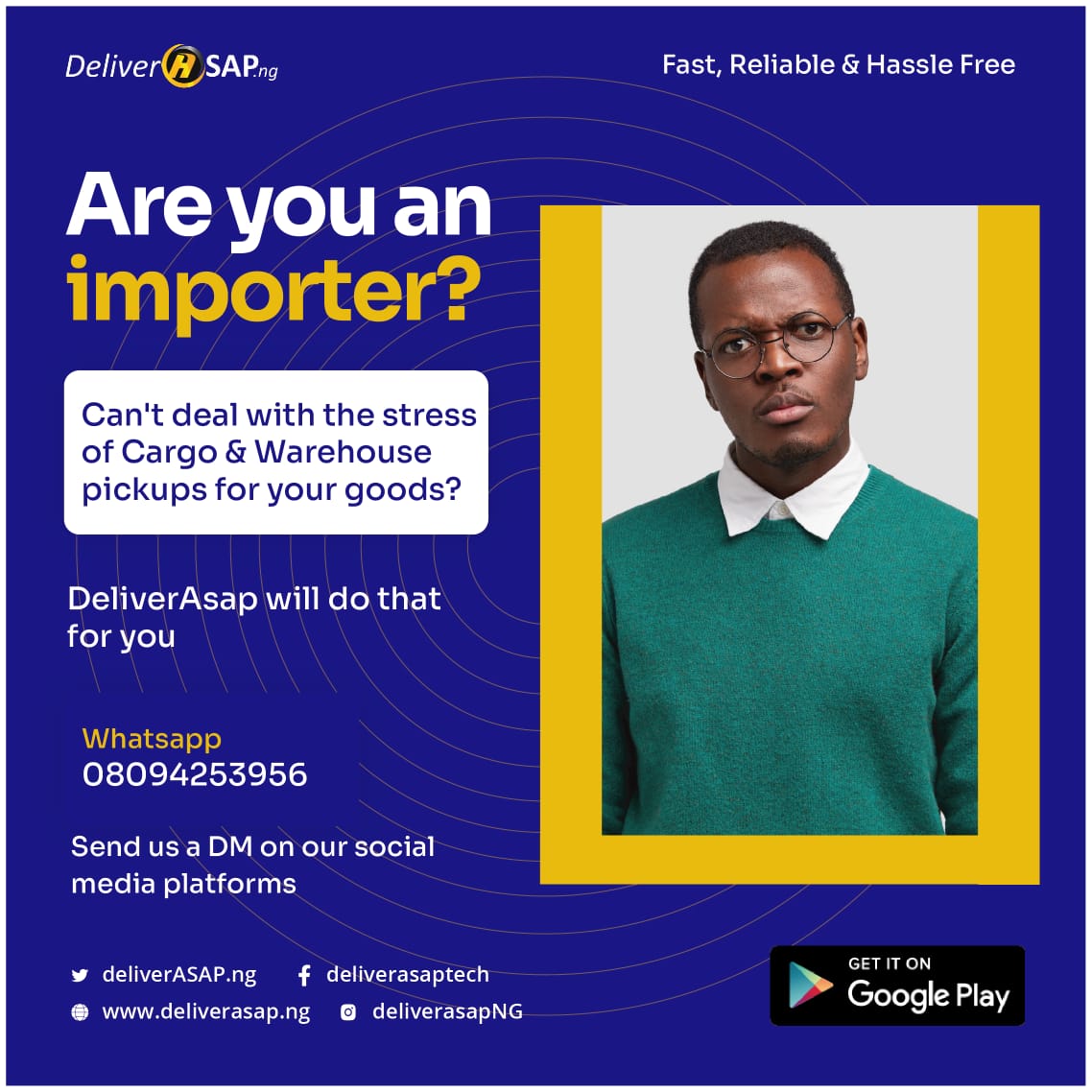 TushDayoPearl's tweet photo. reliable and flexible global trade intersecting the various factors of trade viz payments, delivery and access to credit.
Our big goal is to be the preferred global lastmile checkout for African Merchants
#topship #yc #flexport #deliverasap #freight #globaltrade #deliverasapng https://t.co/YOfryq0bzz