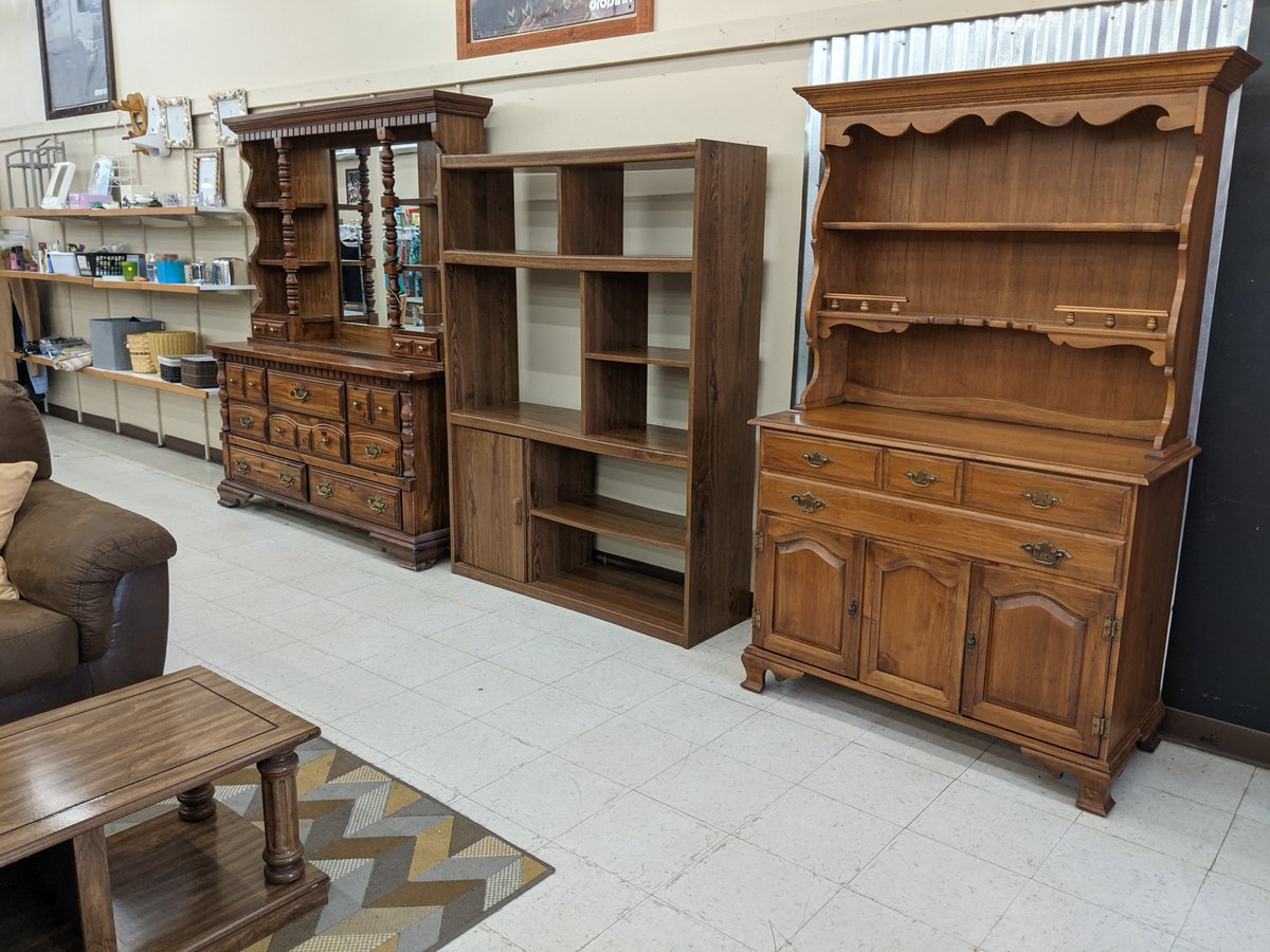 Furniture!!!! Couches, desk, dinner tables, vanities, chairs and more!!! Come and see!!! 

#DropinnCR
#thrifting 
#HopeHelpHealing 
#blessingreaction
