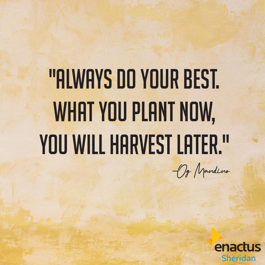 SheridanEnactus's tweet photo. DO YOUR BEST! Always.

#MotivationalMonday #Motivation #quotes https://t.co/J6m226c1fh