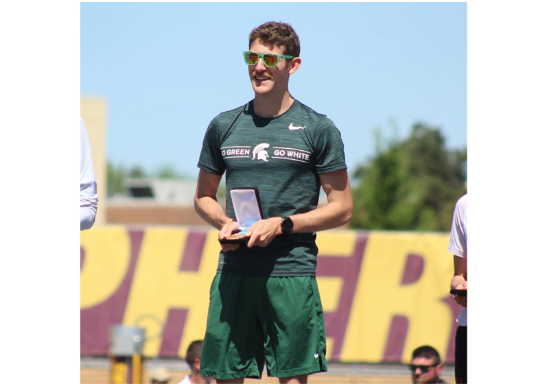 At the top of the podium again -- Morgan Beadlescomb (BS ’20, MS ’22 ECE) was first in 10,000 meters and was named All-Big Ten First Team at the 2022 Big Ten Outdoor Championships in Minneapolis over the weekend. tinyurl.com/2jx2ydud