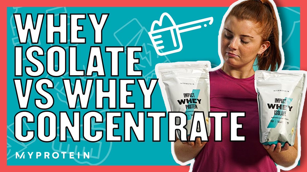 Myprotein's tweet photo. our expert in nutrition explains the differences between Whey Concentrate and Whey Isolate, and reveals which one you should choose 🙌

watch on YouTube here 👉 https://t.co/EVPdAziR8o https://t.co/sLDiPdN7xJ