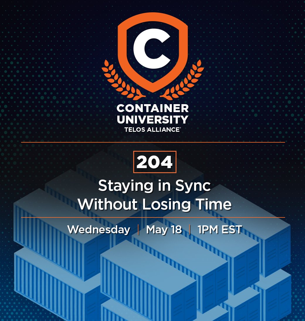 TelosAlliance's tweet image. This Wednesday, we invite you to explore the advantages of synchronization in data centers and broadcast facilities in our Container University 204 live learning session!
Sign up here: tls.al/3whNYbS
#ContainerUniversity #SoftwareContainers
