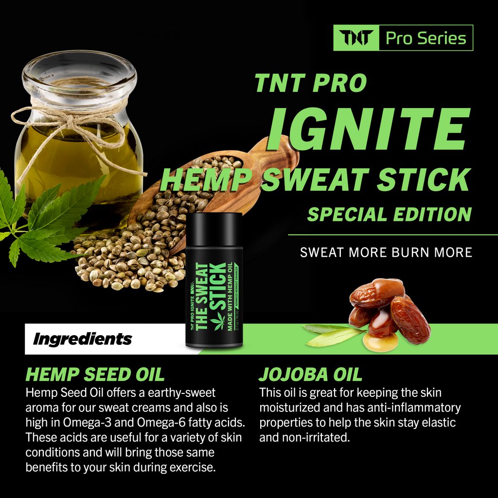 TNTProSeries's tweet photo. ✨NEW PRODUCT ALERT!✨⁠
⁠
Introducing our NEW MINI HEMP SWEAT STICK. 💚⁠
⁠
Is it getting hot in here?! Our NEW Sweat Stick will burn the calories for you! Now available in a convenient roll on stick for ease of application and cleaning.⁠
⁠
Get yours today! https://t.co/U6wU8huN43