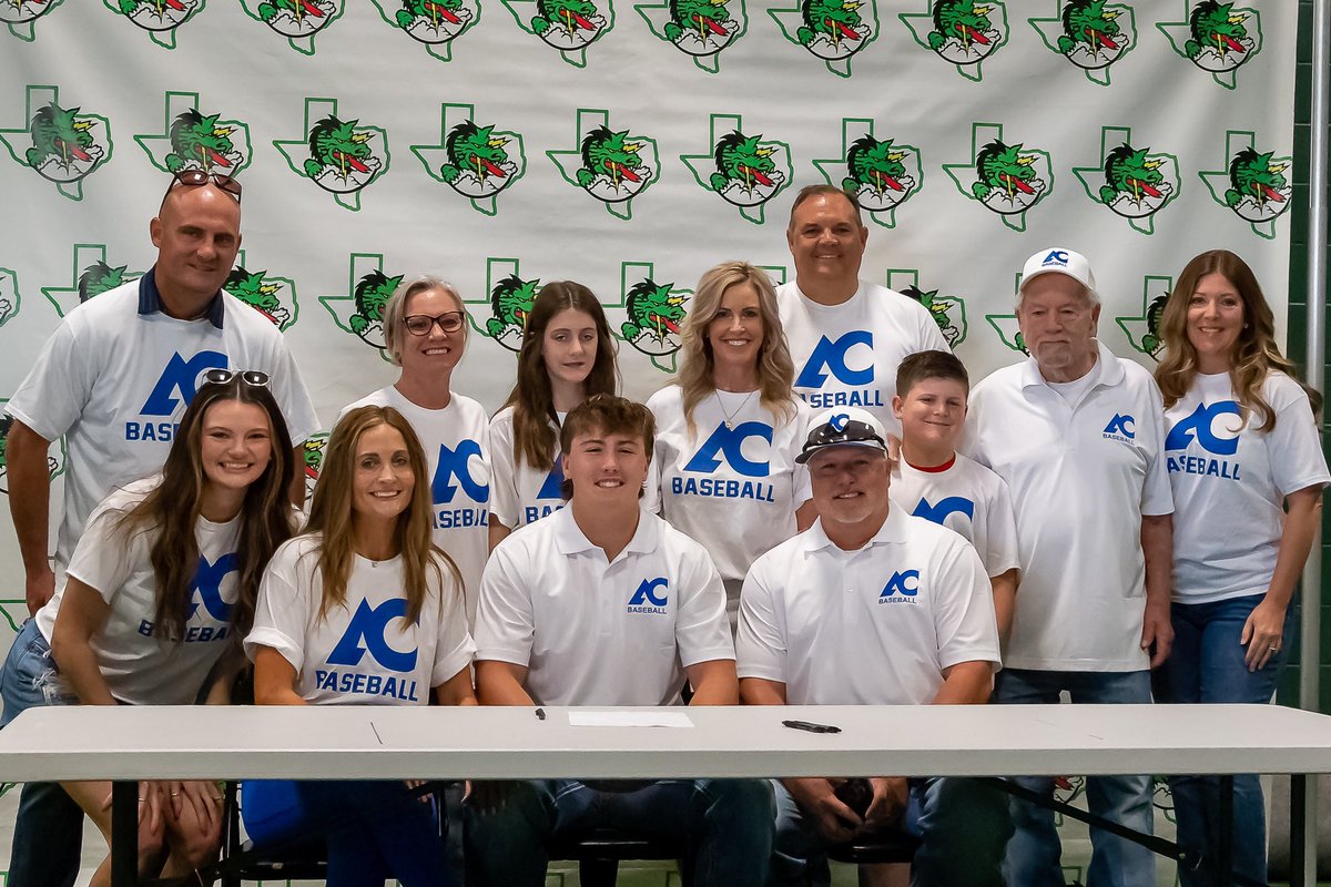 Today we celebrate 4 Dragons who have distinguished themselves in the classroom &amp; on the field. They signed to further their academic/athletic careers.

Zac Colletti- Cisco CC
Dane DeLugo- Hardin Simmons Univ
Dominic Gill- University of Dallas Austin Page- Amarillo College