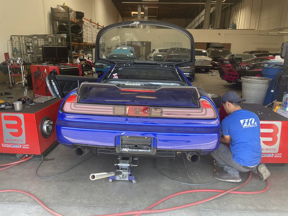bisimoto's tweet photo. 413whp amd over 300 lb-ft of torque...
Not bad for a supercharged NSX on 91 pump gas, after a proper partial and full throttle tune at #Bisimoto.
.
This show & track monster was tuned on an #AEMinfinity, with a #SOS kit, assembled by @hqengineering https://t.co/lfUFm7QmQD