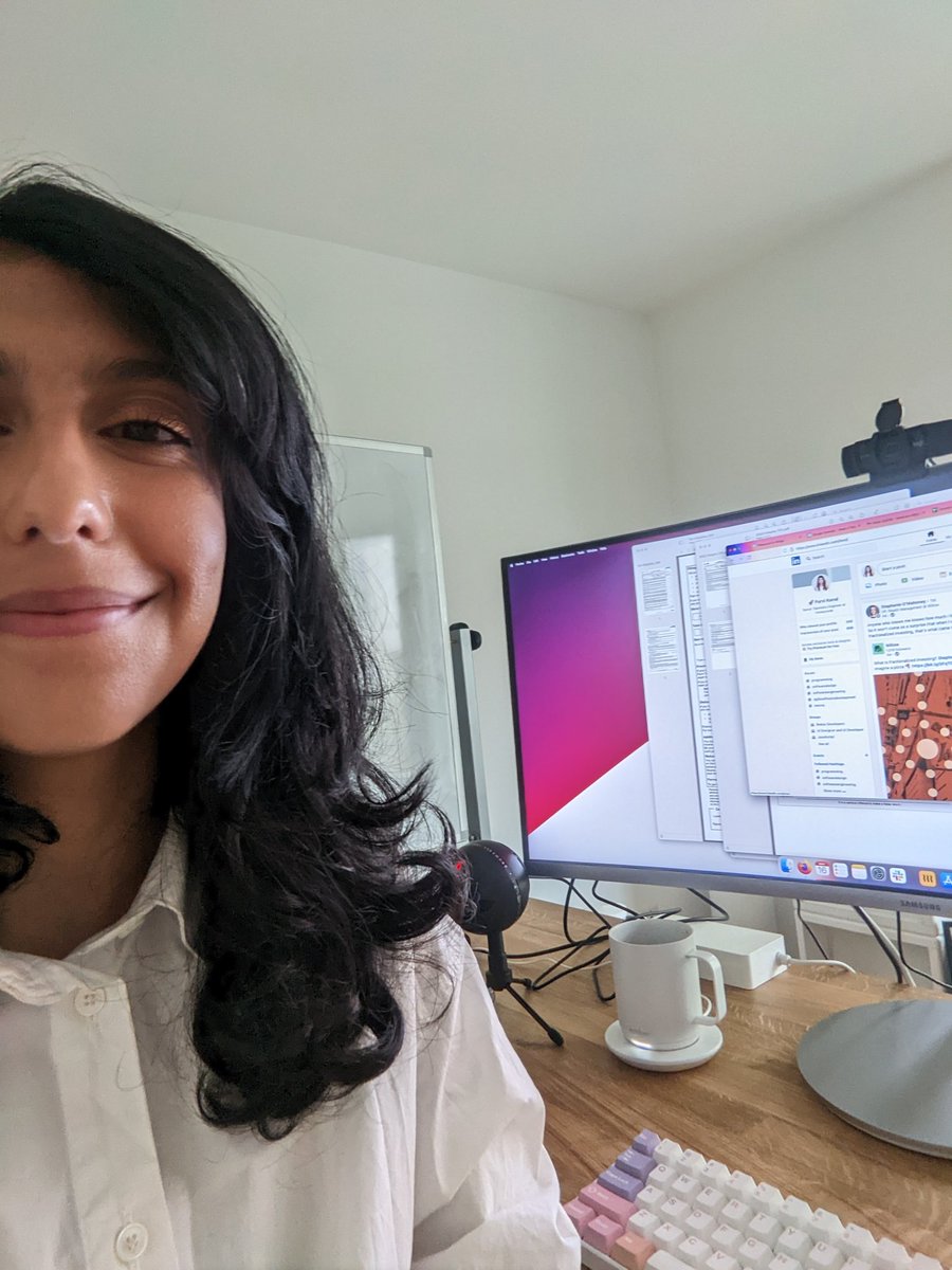 purvikanal's tweet photo. Extreme first day of school vibes ☺️ I took a break from computers for a while but I'm back and so pumped for my first day at @honeycombio 🍾 https://t.co/CvbS5hwMR4