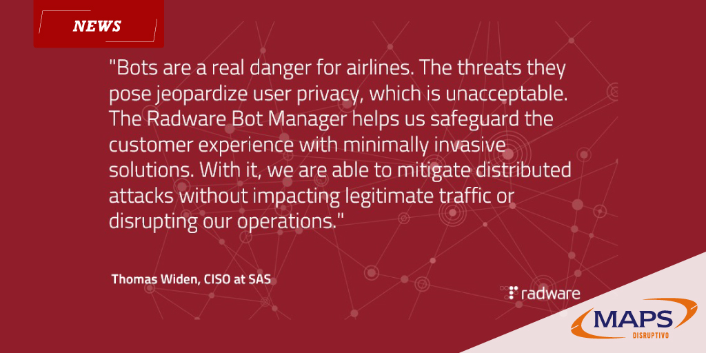 Conoce la historia de éxito de esta aerolinea, con SAS protege su sitio de reservas de adquisiciones de cuentas con Bot Manager de <a href="/radware/">Radware</a> bit.ly/3sFV3ke