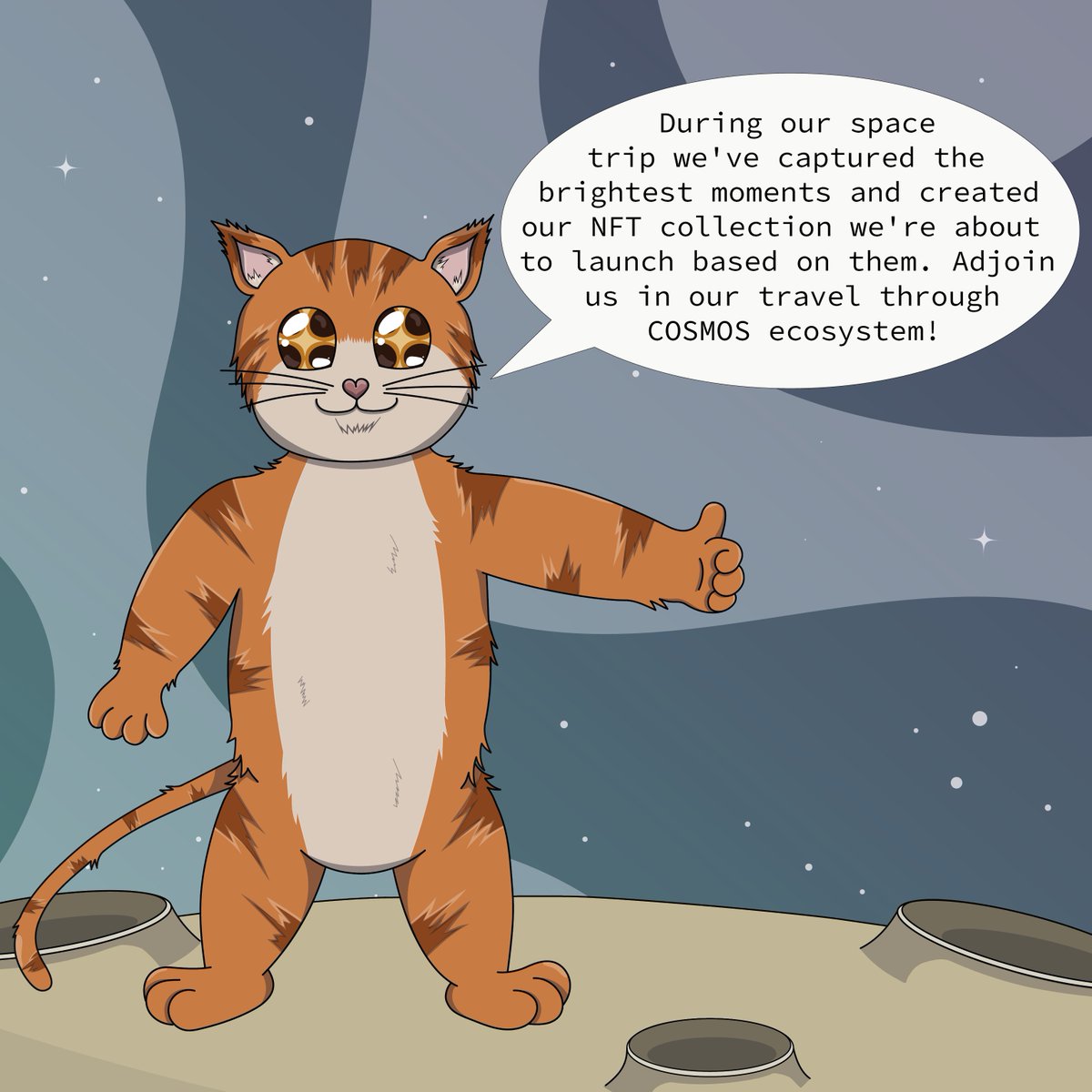 StarCatsCollect's tweet photo. @OmniFlixNetwork #NFT #starcats #Akash #history #comics https://t.co/tJGemBNxN9