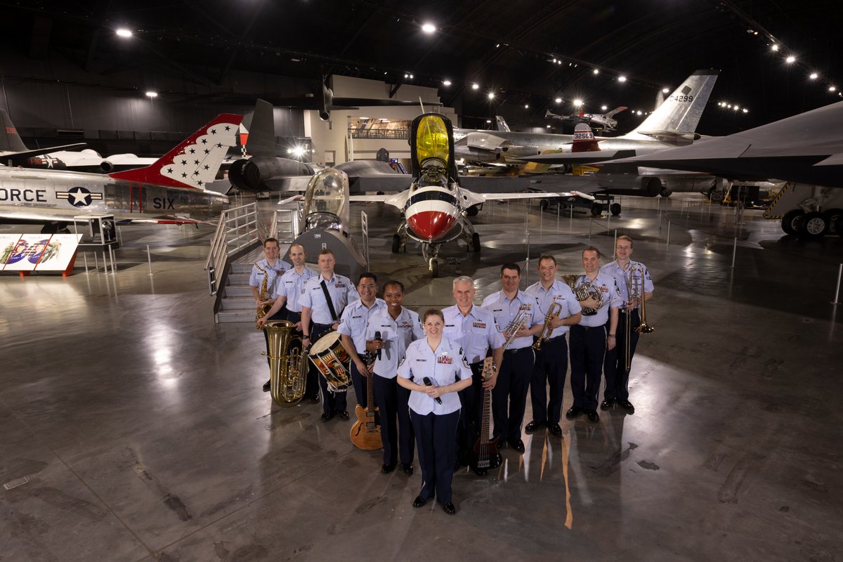 AFmuseum's tweet photo. The USAF Band of Flight will perform a concert honoring the 75th Anniversary of the U.S. Air Force on Saturday, May 21, 2022 at 7:30 p.m. #AF75 #AFheritage 

Sign up for the concert here:
https://t.co/wvGNYOhRiW https://t.co/P71a2kjsXW