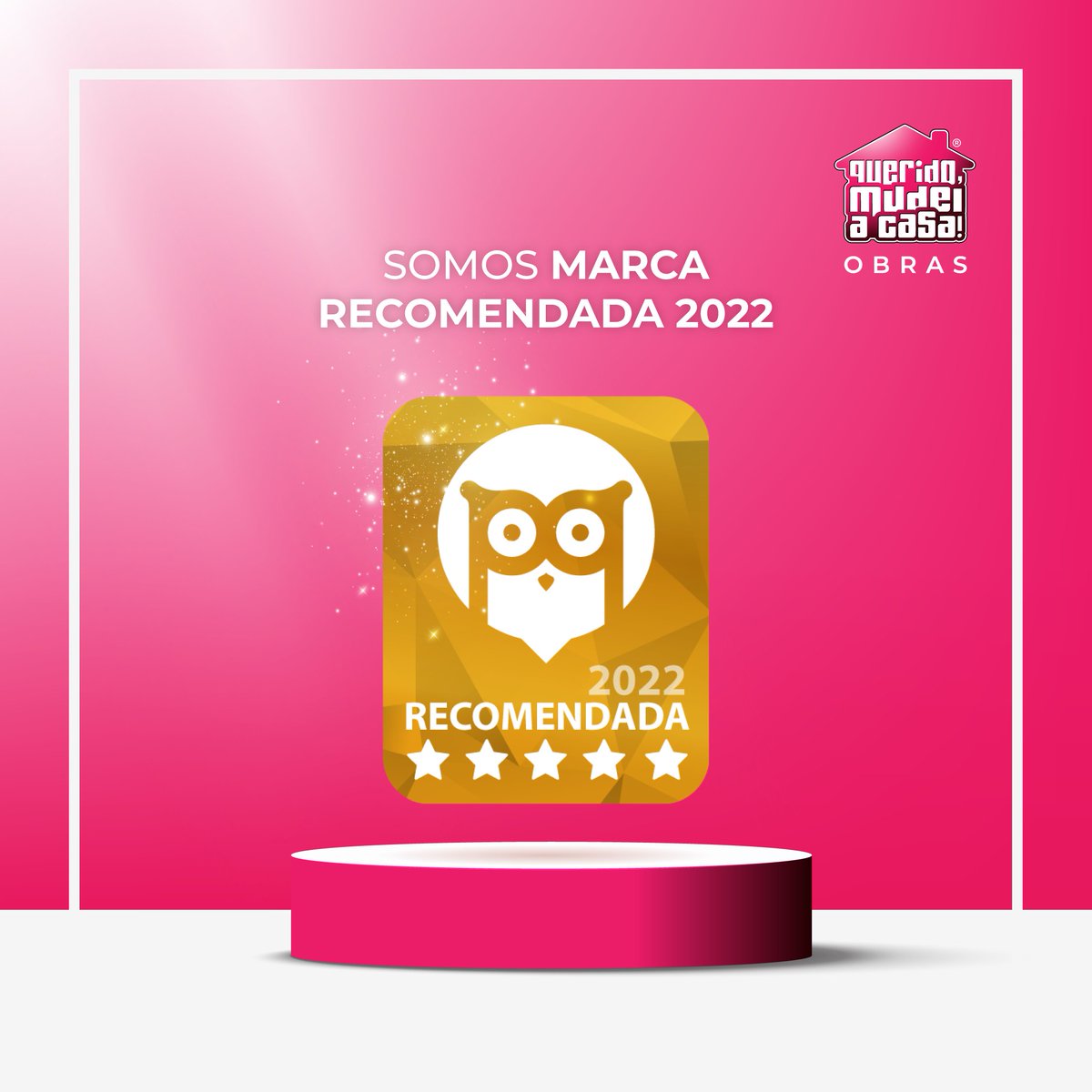 queridoobras's tweet photo. 🏡 Ganhámos o Prémio de Marca Recomendada 2022 🏆 entregue pelo Portal da Queixa.

Agradecemos aos nossos franchisados que vestem a camisola todos os dias e que fazem as obras dos seus clientes com qualidade e rigor! Agradecemos também aos nossos clientes pela confiança! https://t.co/nBVOtybS5J