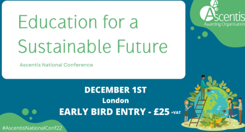 AscentisAO's tweet photo. Have you got your tickets for our Ascentis National Conference?🎓

Our early bird tickets are available now! Click here to register👇
https://t.co/Rmhmi319sx

#AscentisNationalConf22 #sustainability #education https://t.co/iyC5PzNjaY
