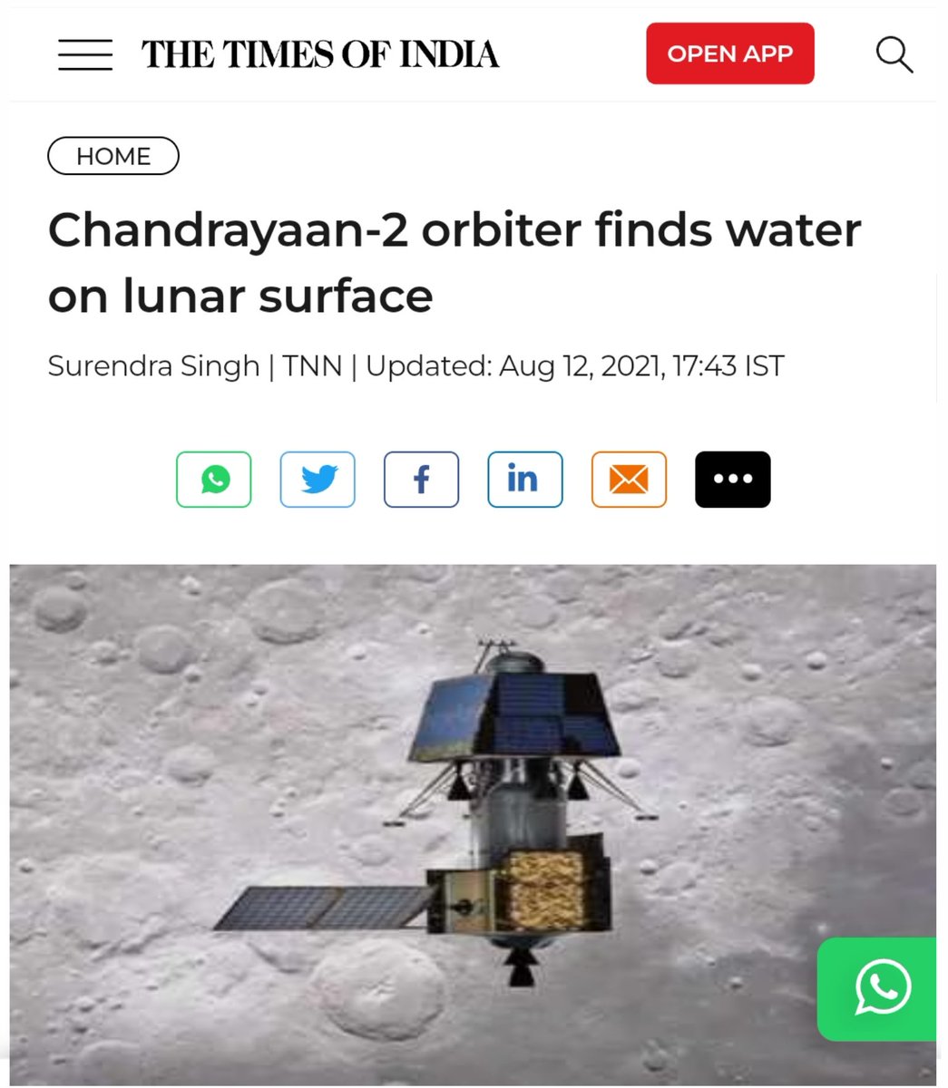 theskindoctor13's tweet photo. @ShyamMeeraSingh चांद पर पानी भी हम ही लोग ढूंढ रहे हैं। https://t.co/3Q0XNd1xM0