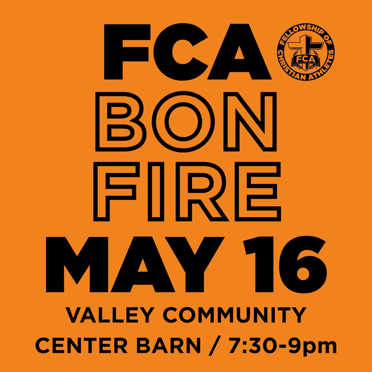 Valley_FCA's tweet photo. FCA BONFIRE TONIGHT!
🔥 🔥 🔥 🔥 🔥 🔥 🔥 🔥 
⏰ 7:30 pm at the Maplenol barn behind the Valley Comm Center        
🥚 egg toss competition!                   🎤 Mark Reetz w/Team Jesus https://t.co/Z1VyAmnXoP