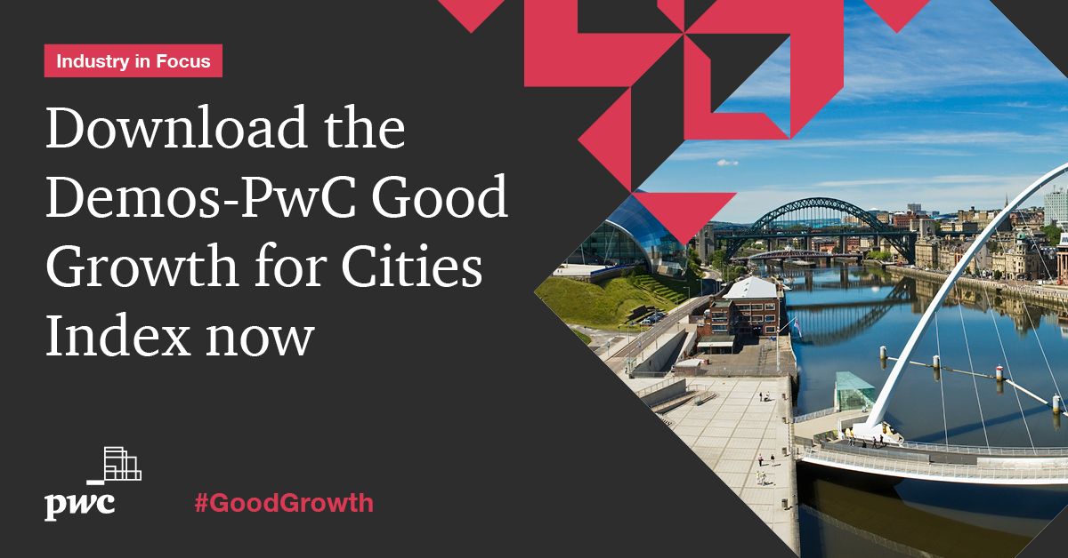 The Good Growth for Cities Index is an important &amp; transparent measure for regional success. In this blog, I've given my thoughts on the Northern results, and how the picture can be improved through partnership pwc.to/3yJs1DZ