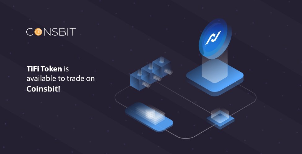 TiFiToken's tweet photo. WE'RE LISTED! You can now trade TiFi on Coinsbit🎉🥳🎊:
https://t.co/g4r7n0I2yS

#Binance #Crypto #ElonMusk #cz_binance  #blockchain #altcoin #BNB #BTC #Coinbase #DeFi #cryptocurrencies https://t.co/snX9HhFiuk