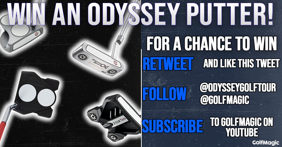 GolfMagic's tweet photo. 🚨 PUTTER GIVEAWAY ⛳️ – WIN an Odyssey putter!

Enter:
1. FOLLOW @OdysseyGolfTour and us ⛳️
2. LIKE &amp; RT this post 😍
3. SUBSCRIBE to GolfMagic on Youtube ( https://t.co/LqQsU6inRc) 📷

Draw 30/05/22

Good luck! https://t.co/hqUfrHixt9