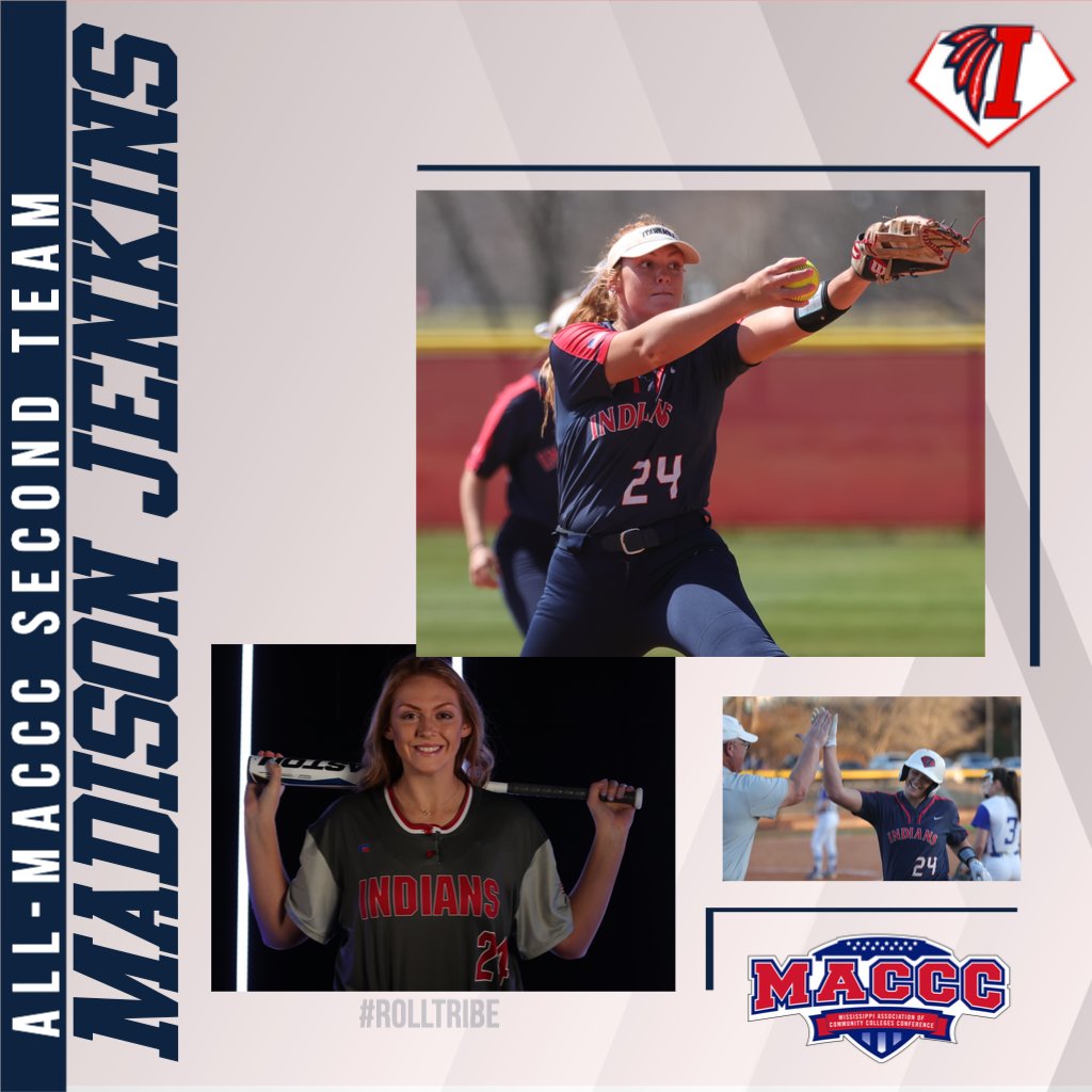 LetsGoICC's tweet photo. #ICCSoftball - Four Indians named to All-MACCC teams #RollTribe @ICCSoftball https://t.co/MMFKyqWk69 https://t.co/V46SupcwXQ
