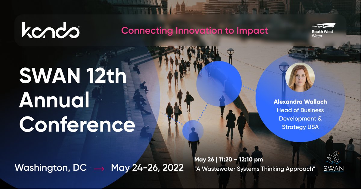 KandoClear's tweet photo. Kando is excited to host and speak at the upcoming @SWAN_forum 12thAnnual Conference, May 24-26 in DC featuring over 30 leading, global utility speakers and diverse industry experts.
Hope to see you there!
https://t.co/TN0QgxN44q
#Kando #smartwater #smartwaternetworks #SWAN22 https://t.co/0pvQBR6Bns