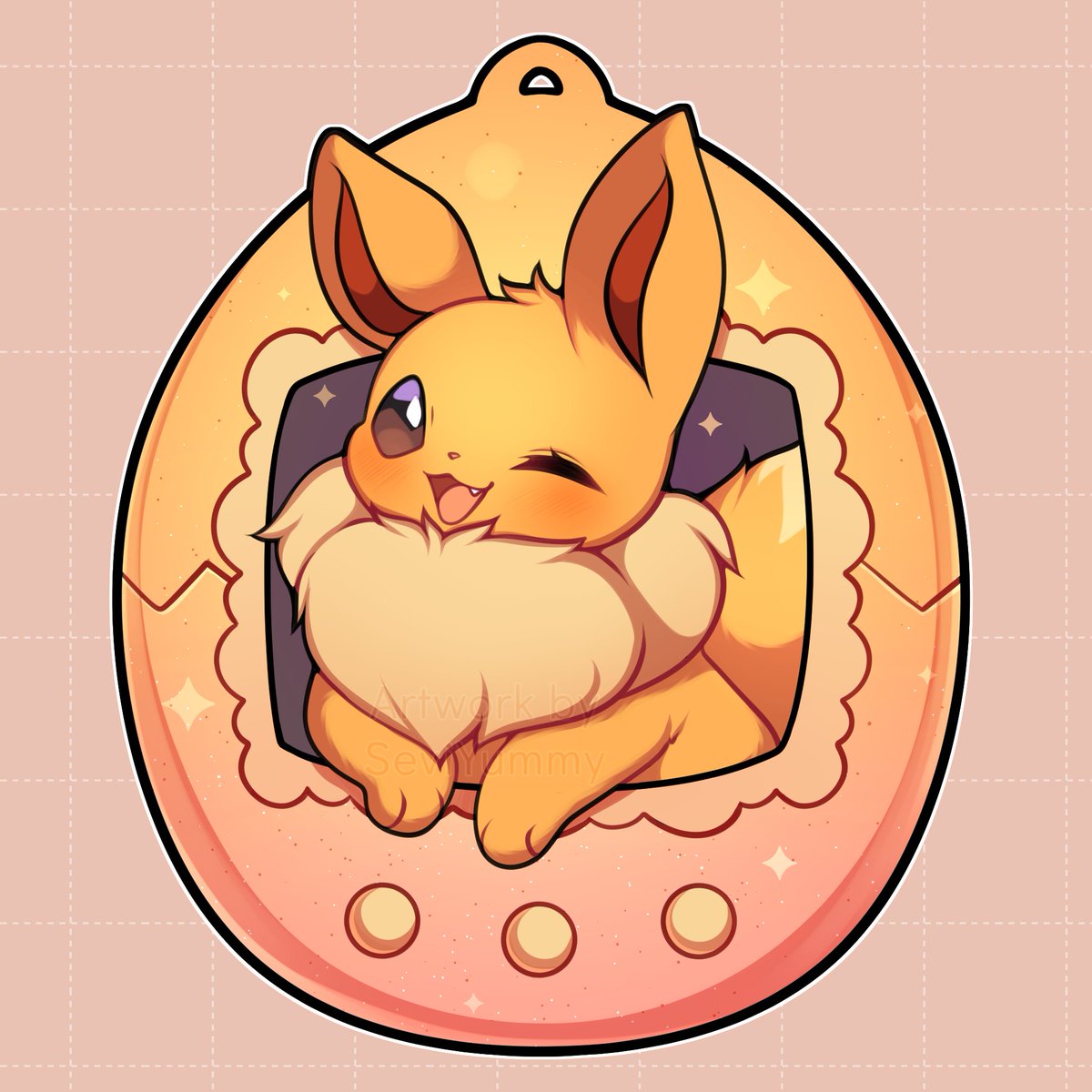 「✨🌸 Eevee Tamagotchi ~ 🌸✨

Did you have」|Sevi 🌸🌿のイラスト