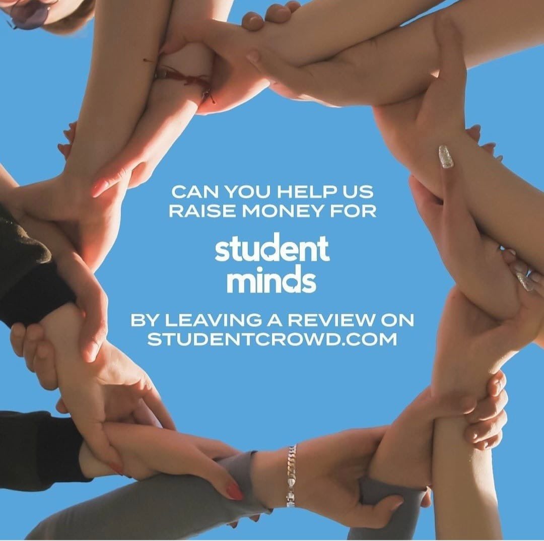 FeldaGrand's tweet photo. Hey Grandfeldian’s,

We’re working with @studentcrowd to raise money in May for StudentCrowd is donating £1 to Student Minds. Help us raise as much money as possible for Student Minds by leaving a review now!

https://t.co/mWlhRXAsnl

#studentmentalhealth
#studentreviews https://t.co/rslIRqyZoe
