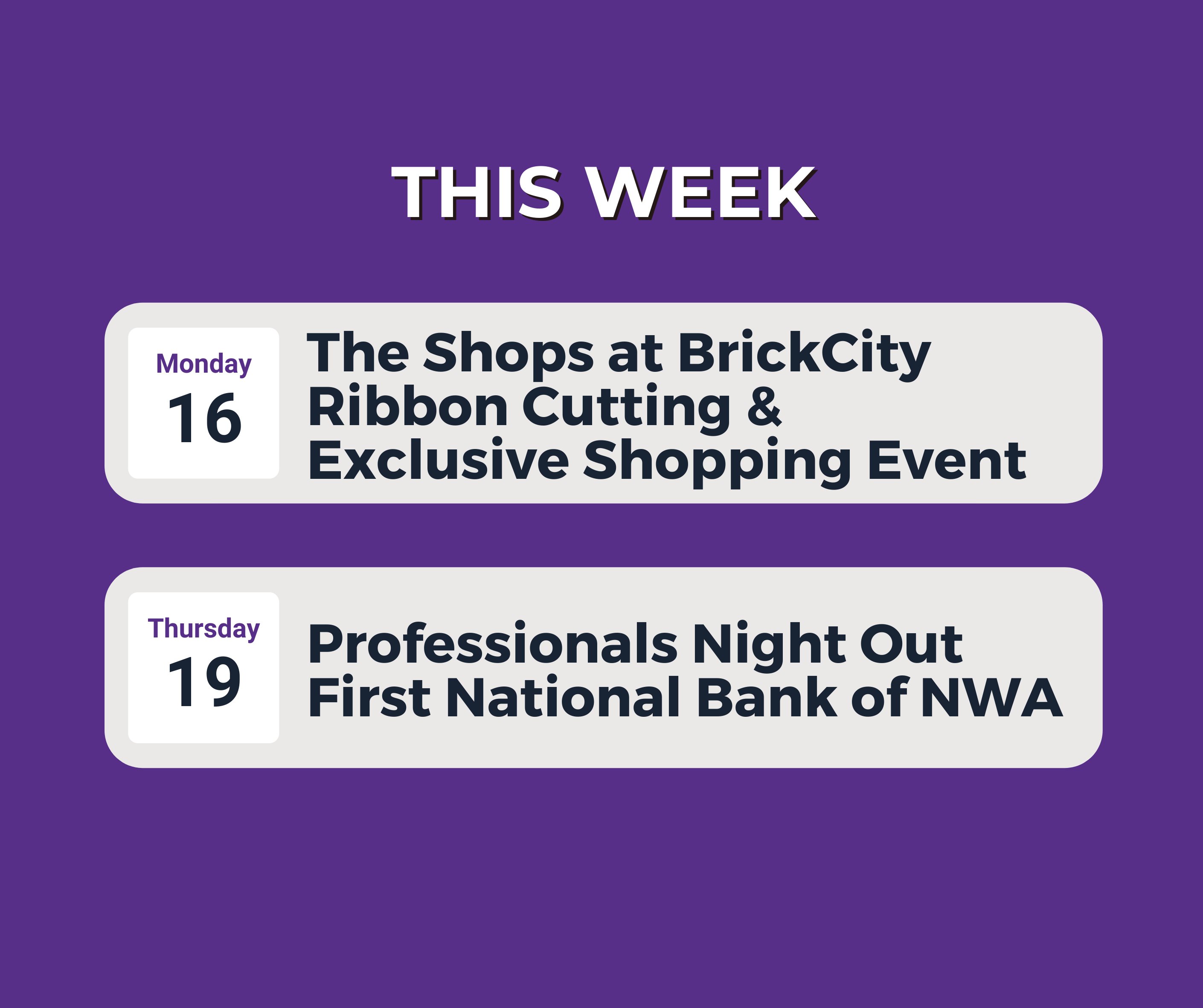 Nwa Calendar Of Events 2023 Chamber Fayetteville (@Chamberfay) / Twitter