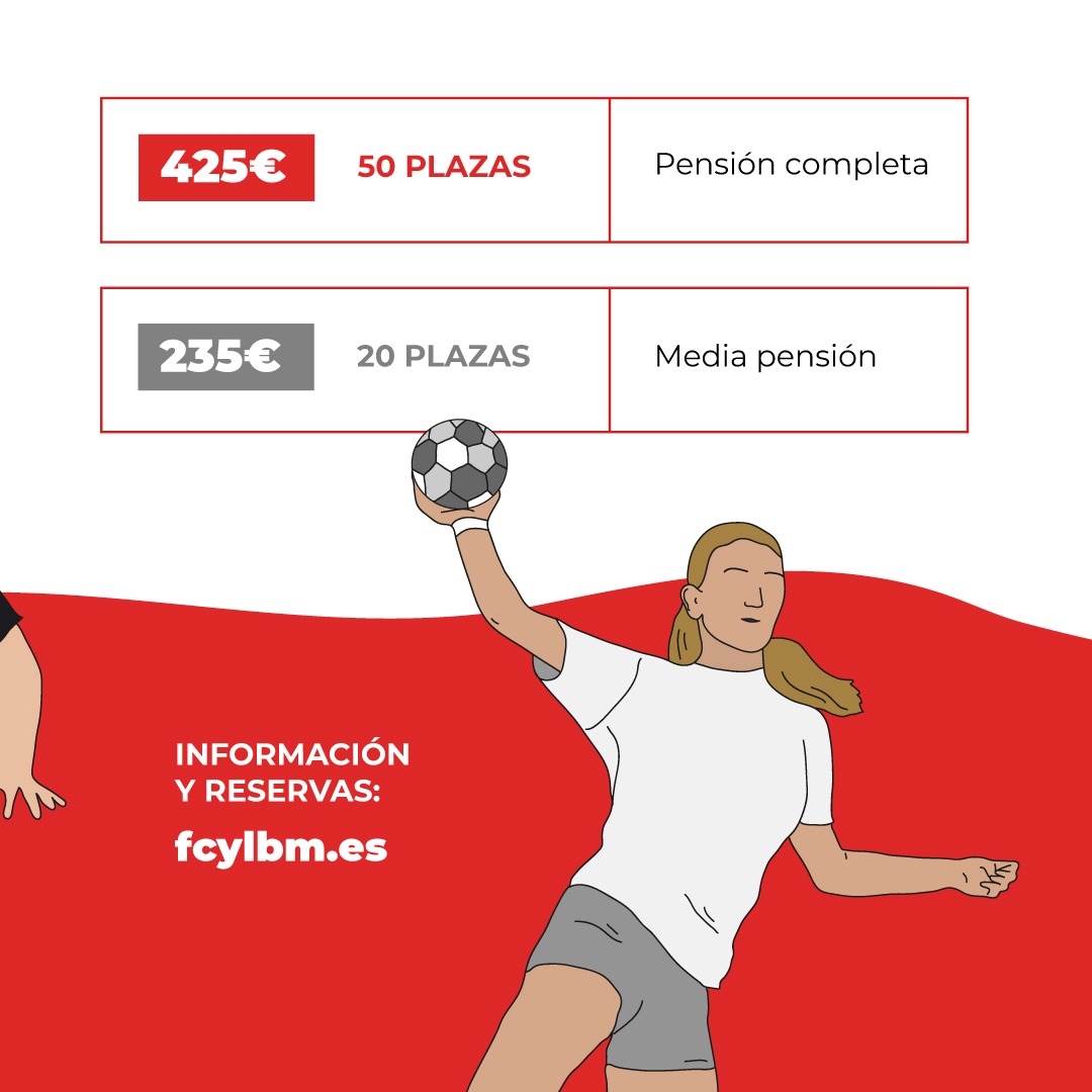 FCYLBM's tweet photo. CAMPUS FEDERACIÓN 🤾♂️🤾🏽♀️
➡️ Nos quedan muy poquitas plazas para llenar el campus.
👀 ¡Que no te lo cuenten!
Información e inscripción en el siguiente enlace
https://t.co/2RJn3HxvKp
#cylesbalonmano #handballkids #balonmano https://t.co/wC7VvSr9Jr