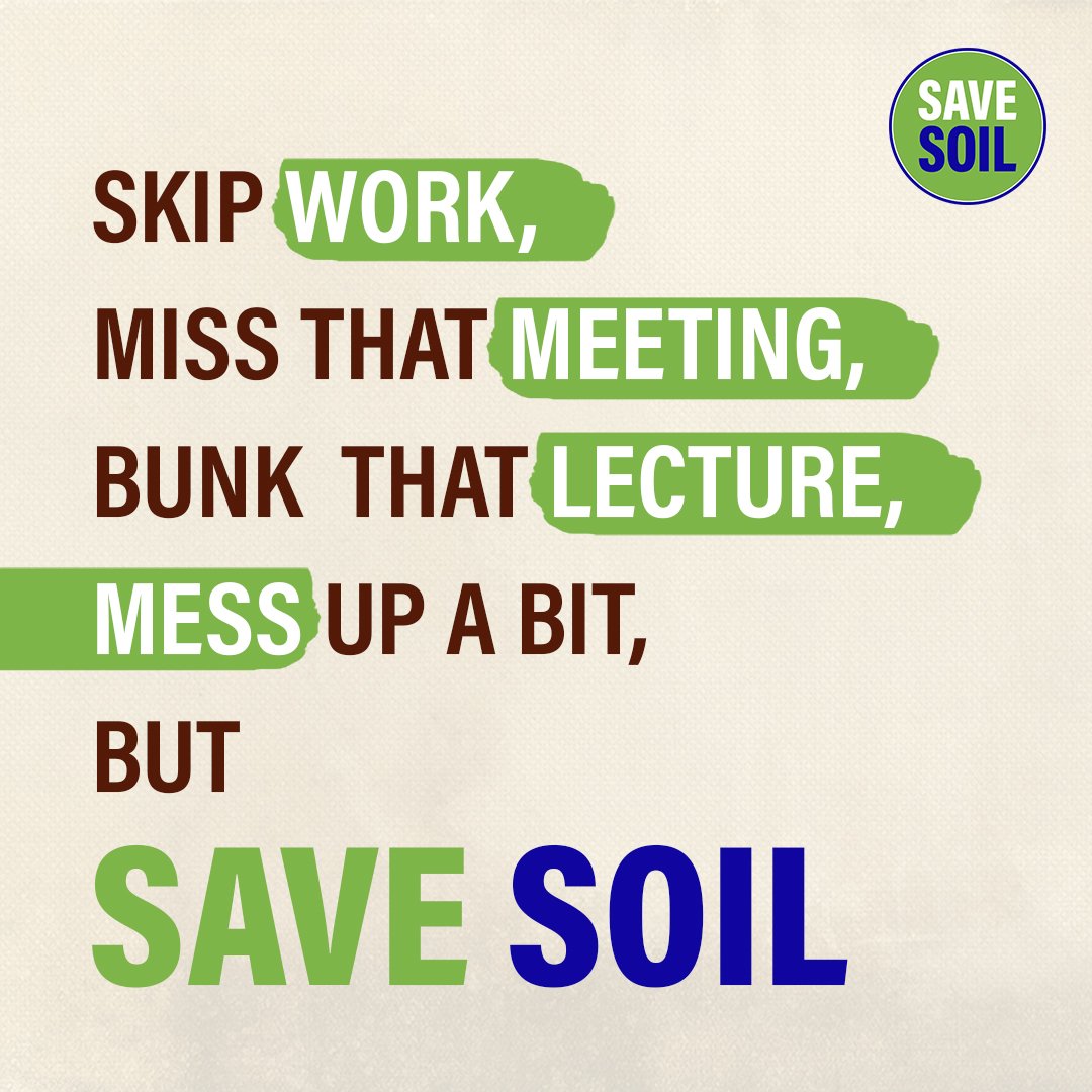 #SaveSoil Let us make it happen 🌱🌱