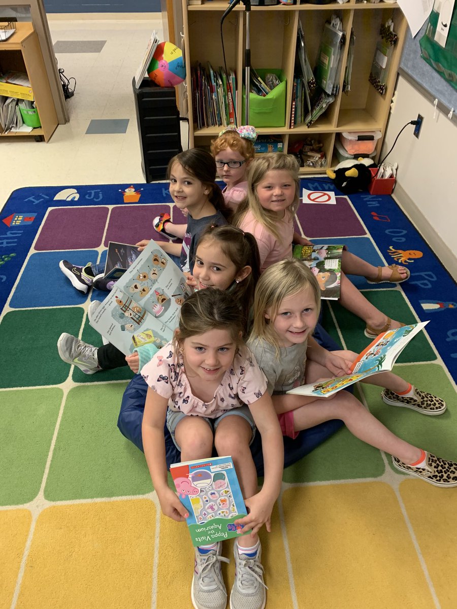 MrsKCage's tweet photo. Enjoying our new Scholastic Book Fair books! ⁦@PDSD_Pennell⁩. I was asked to partner read with one of my Kinder kids ❤️...will do! https://t.co/OrYUqUYJzM