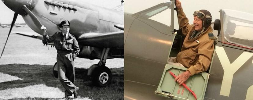 CF18Demo's tweet photo. It was with great sadness that we learned that Second World War fighter pilot ace, Wing Commander James Francis “Stocky” Edwards, passed away on Saturday, May 14th. Stocky Edwards was 100 years old. https://t.co/yGmiUeNR1a
