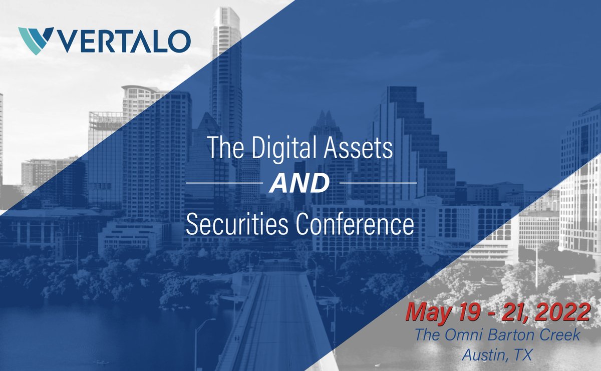 AshurstPerkins's tweet photo. .@Vertalo_'s 2022 Digital Assets and Securities Conference takes place May 19-21! Our #FinTech group is proud to be a sponsor and have Partner Valeska Pederson Hintz and Associate Will Conley participate on two panels. Learn more and register: https://t.co/JGxDoFHm9p. #daas2022 https://t.co/1l54BpUk9J