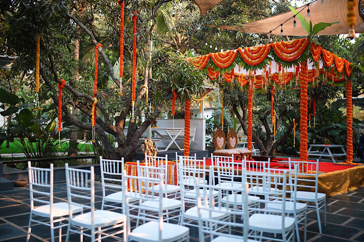 Pooja_Joseph's tweet photo. @triptoes A 40 pax wedding that took place in our courtyard area last month :) https://t.co/eiqdWrzxIJ