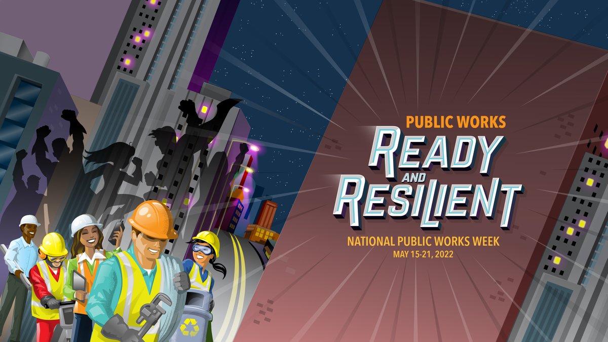 CityofHillsboro's tweet photo. Its National Public Works Week! THANK YOU to the City’s Public Works, Water, and Parks &amp; Recreation Departments for maintaining our parks, buildings, streets, fleet, drinking water, sanitary and storm water utilities. You keep us moving!#NPWW https://t.co/yX7oeiH8g8