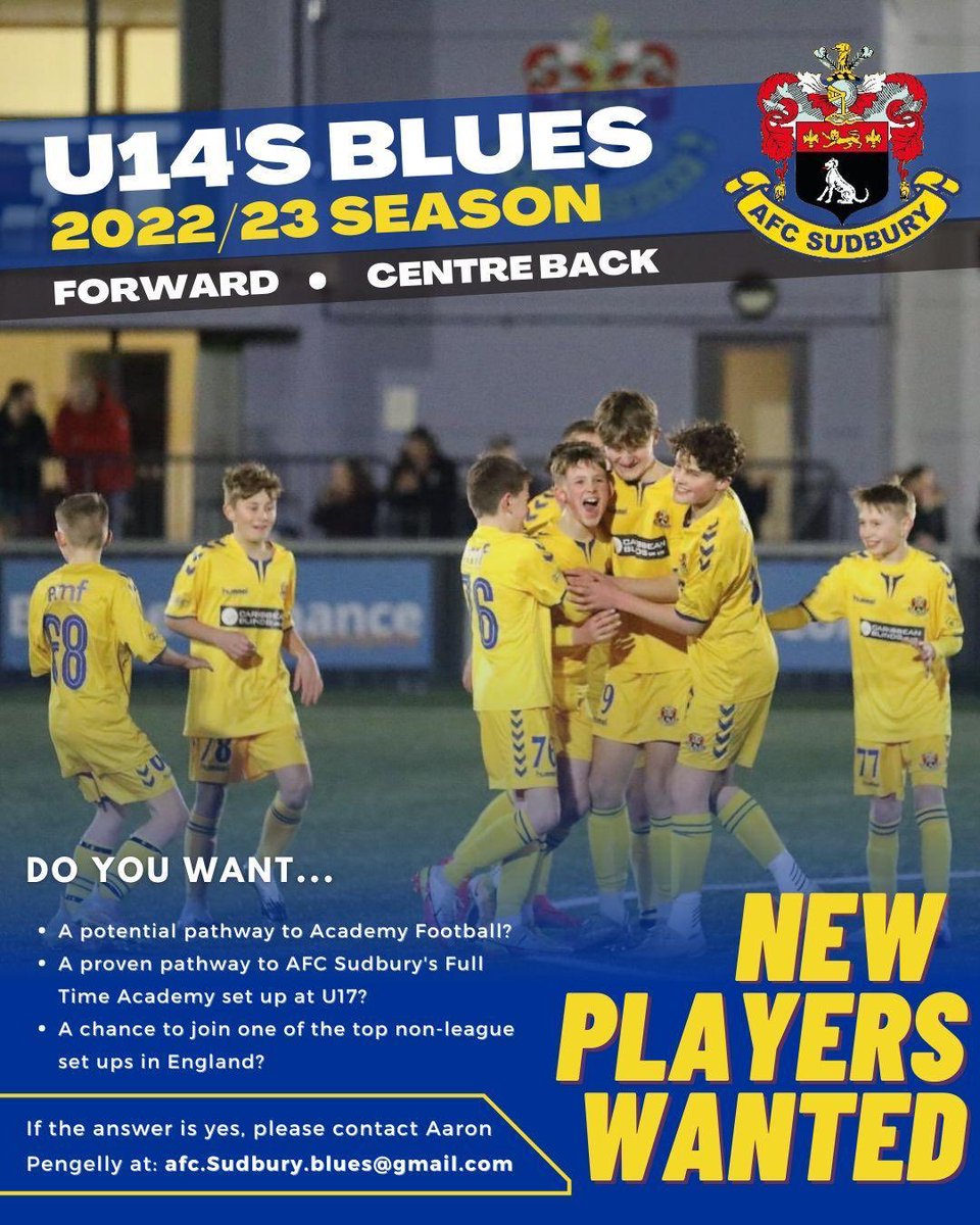 HannieRb5's tweet photo. Fantastic coaches and amazing set up ⁦@AFCSudbury⁩ https://t.co/GUnbvD9nMC