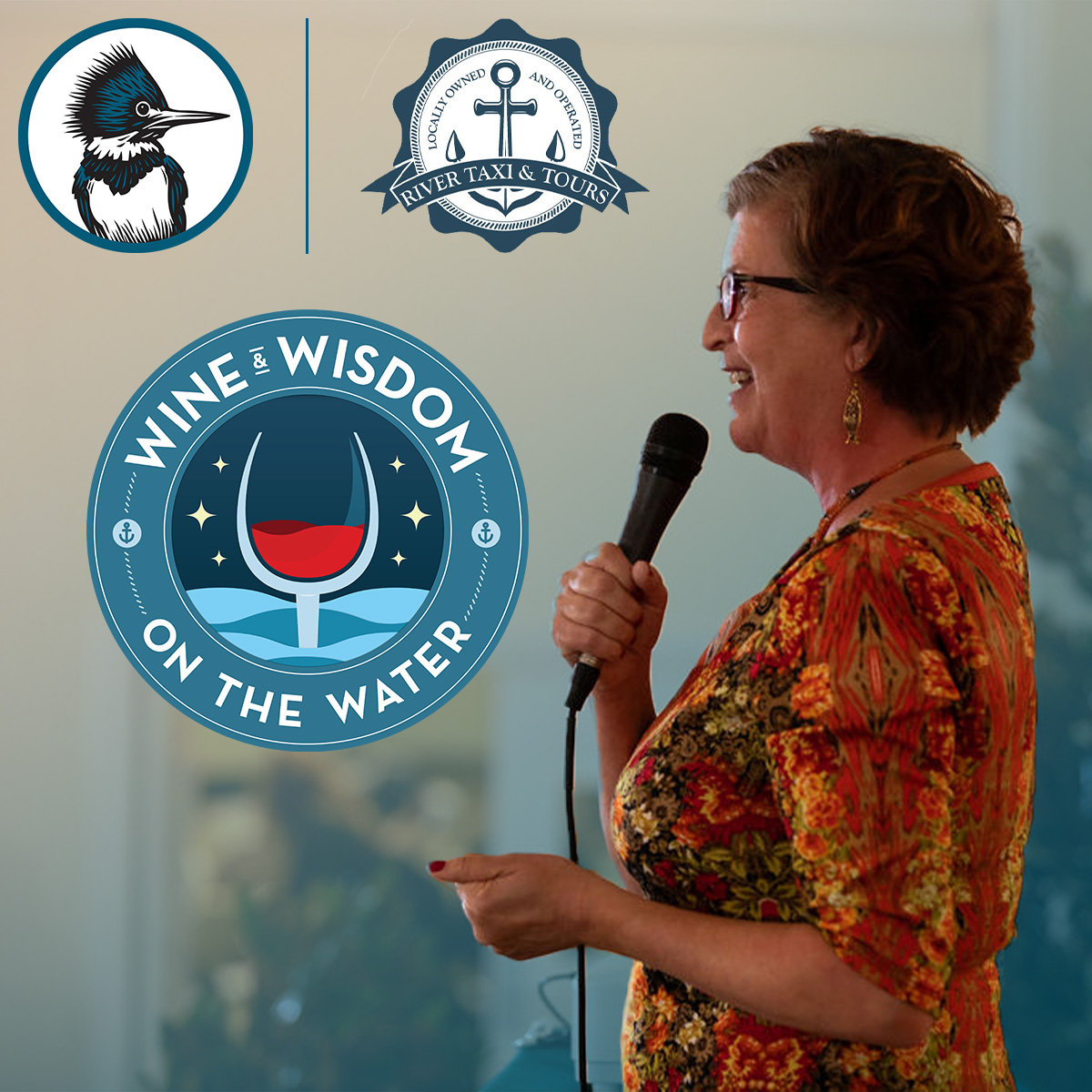 SJRiverkeeper's tweet photo. We're kicking off our new Wine &amp; Wisdom on the Water series with @rivertaxitours May 18 at 5:30pm, launching from the new Jackson Street Dock in #RiversideJax. Come discuss relevant #StJohnsRiver issues with Lisa Rinaman, your St. Johns Riverkeeper.! 🍷⚓ https://t.co/q5aNm38U4g https://t.co/8nzTisxjKb