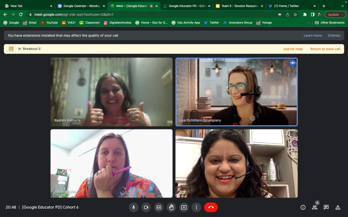roopali_arora's tweet photo. Excited in Energizer activity in Cohort 6 
@mayyoulee
@qhenderson
@D_Rutherford_8
#GoogleEducatorPD https://t.co/tJHLVfSqSz