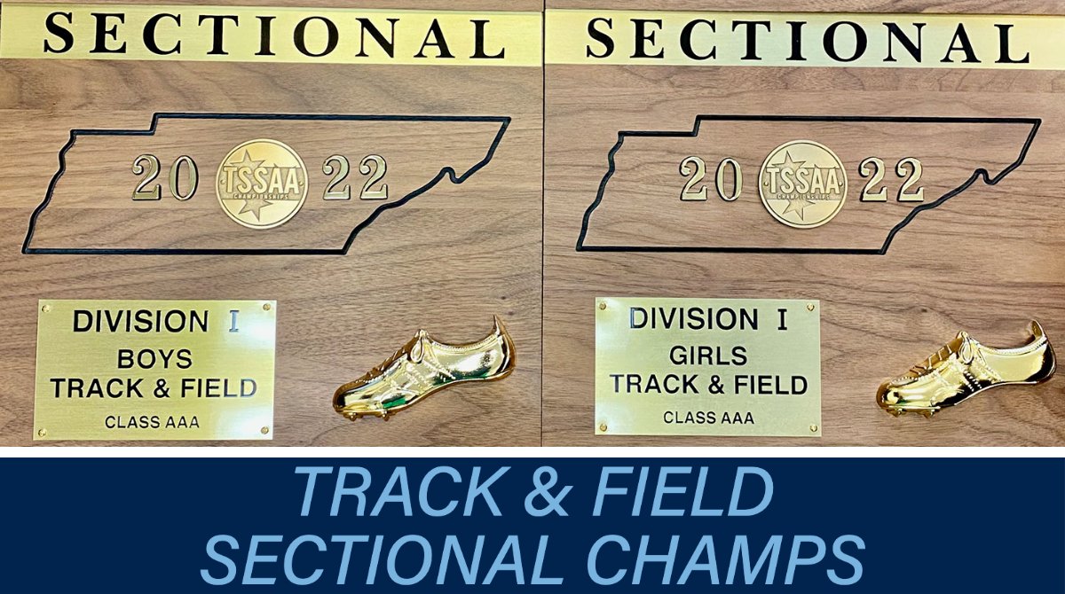 New hardware in the house! <a href="/HVA_TF/">HVA Cross Country - Track & Field</a> brought home sectional titles for both boys and girls on Saturday. Next stop, state! <a href="/HVAAthletics/">Hardin Valley Athletics</a> @HVACoach