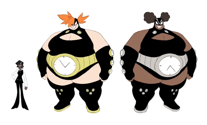 I forgot to illustrate how truly massive these two are.
I've always imagined em being Kingpin from Spider-Verse levels of huge... 💀 https://t.co/iIQjvkBEoy 