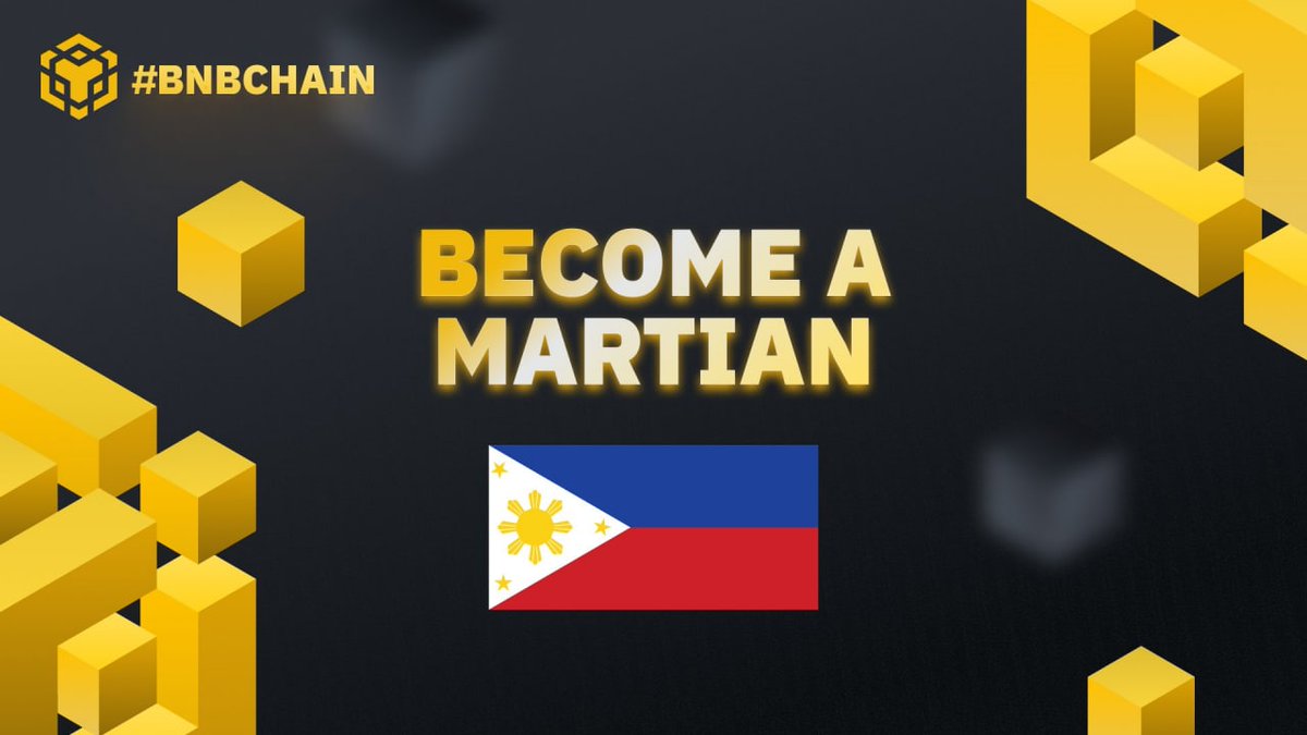 BNBchainPH's tweet photo. Are you based in the Philippines 🇵🇭 and want to help us grow the #BNBChain community?

Become a Martian! 🧑‍🚀

Join the Martian Program, and let's shape the future of blockchain together.🤝

Apply now 👈
https://t.co/usFfiKUEbn https://t.co/bZzXB4Px3J