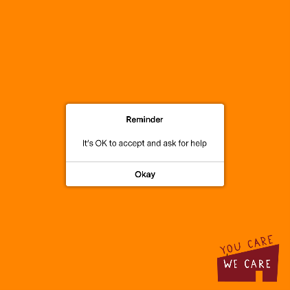 When you’re looking after someone with cancer, you can often hide your own feelings and pretend to everyone else that you’re managing.  
 
Remember that it’s OK to accept and ask for help. 
 
Whatever you’re feeling, we’re here to support you. 
 
#YouCareWeCare #MHAW